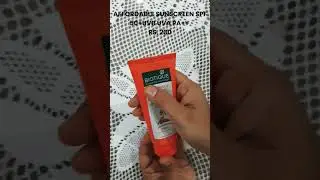Sunscreen Biotique #glowingskin #sunscreen #skincare #beautytips #skincareshort #skincareroutine