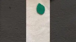 Leaves making using foam