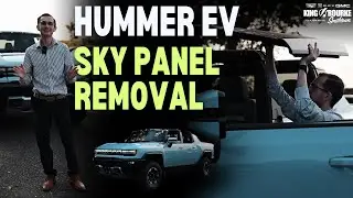 Let's Review : 2024 Hummer EV Sky Panel Removal Tutorial