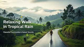 ASMR Jungle Rain Walk &ndash; No Talking, Pure Nature Sounds #ASMRNature #RainSounds #SabrangWalkJungle