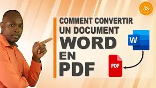 Comment convertir un document Word en PDF