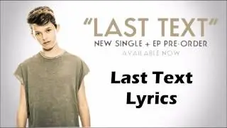 Jacob Sartorius - Last Text [Lyrics]