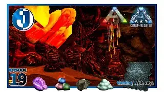 Crystal Isles!! Best Resource Spots, and crafting Element!! - Ark Genesis-Cluster Ep19