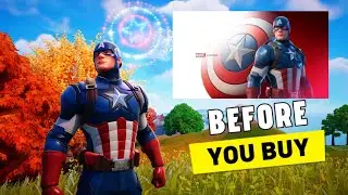 CAPTAIN AMERICA SET GAMEPLAY | Marvel x Fortnite (Before You Buy)