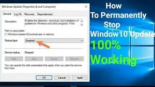 How To Stop Window10 Update Permanently | Stop Window10 Update | In English
