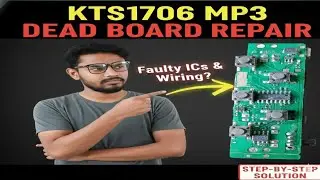KTS1706 solar MP3 ded board easy solution#mp3musicplayer#solarmp3#repair