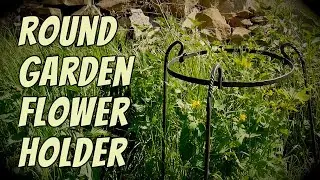 Forging a Stunning Garden Flower Holder