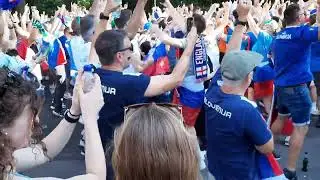 EM 2024 Slowenische Fans, Чемпионат Европы по Футболу 2024, Словенские болельщики, Euro 2024,