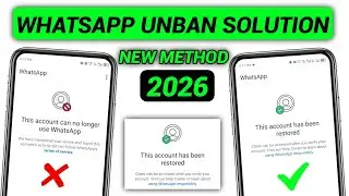 WhatsApp Spam Problem New Solution 2026 || This account can no longer use WhatsApp Problem New 2026 