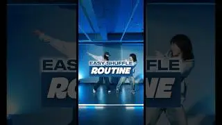 EASY shuffle routine for beginner 🤍 #letsgroove