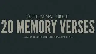 Subliminal Bible - 20 Powerful Memory Verses