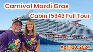 Carnival Mardi Gras Cabin 15343 Tour
