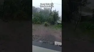 Heavy Rain with Thunder in South Gujarat #nature #valsad #gujarat #rain #southgujaratrain #thunder