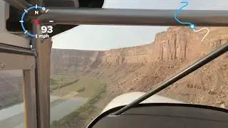 Utah Backcountry flying along the Green River headed to Mineral Canyon