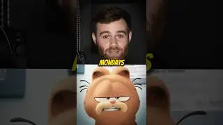 Почему Гарфилд ДЕЙСТВИТЕЛЬНО ненавидит понедельники! #garfieldmovie #sonyanimation #chrispratt #o...