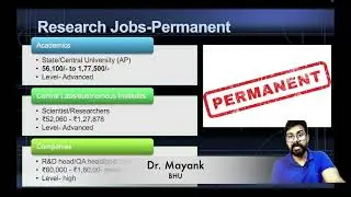 Job after PhD (Job Reality-Temporary and Permanent)  @QuickSupport @sudheerpharmacy2680