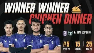 A1TMT GOT FIRST WINNER WINNER CHICKEN DINNER IN PMSL CSA QUALIFIER FINAL|| DAY-2#pubgmobile #esports