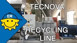 Tecnova - Recycling Line Twin Screw Extruder. Up to 1000 kg/h