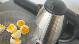 “Será que dá pra cozinhar ovo na chaleira elétrica? Economize gás com esse truque! 😱🔥”