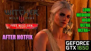 GTX 1650 | AFTER HOTFIX | THE WITCHER 3 BENCHMARK