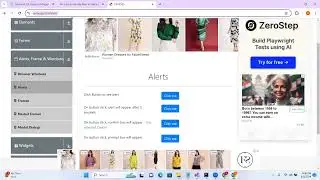 Handling multiple windows and alerts