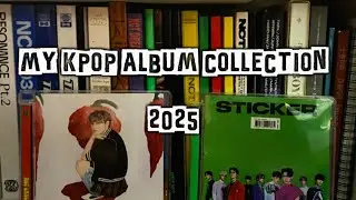 Finally putting my Kpop Album Collection on a shelf! | showing my collection and downsizing A LOT