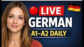 🔴 Learn German Live | A1&ndash;A2 Sentences