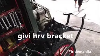 HOW TO INSTALL GIVI  HRV BRACKET ON RAIDER 150R