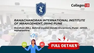 Discover Ramachandran International Institute of Management (RIIM) Pune