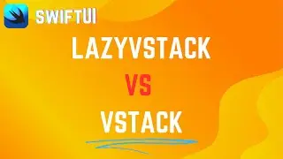 SwiftUI | LazyVStack VS VStack | Memory y&ouml;netimi | Performans farkları
