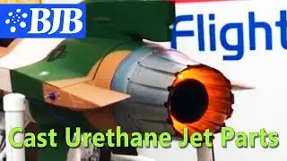 RC Jet Working Tail Exhaust - Made from Cast Parts using BJB Urethane