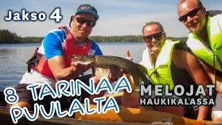Canoeing on the waves of Lake Puula &ndash; pike from the rushes for lunch