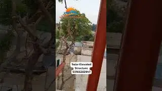 Solar Panels Elevated Structure