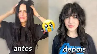 cortei meu cabelo depois de 3 anos :o