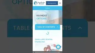 Exploring SandLake Dental's Website!