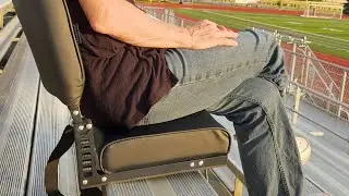 Super Comfortable Stadium Bleacher Seat! #backsupport #comfort #sportingevents #amazonfinds