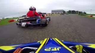 Onboard Gold Kart Rotax Max Senior - GK4 #6 Emmen Pottendijk Race 1