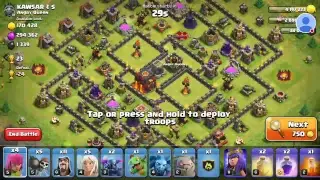 TH9 FARMING FOR DARK & GOWIPE EVENT😉  + live war attacks😄