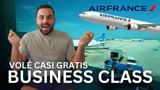VOLANDO LA CLASE EJECUTIVA DE AIRFRANCE | ME VOY SOLO PARA EUROPA