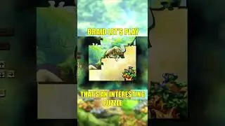 That's an interesting puzzle | A NOOB plays Braid Blind Playthrough