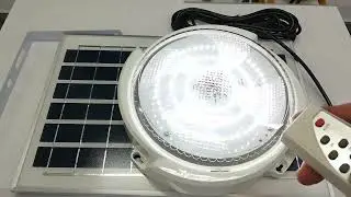 L&aacute;mparas solares de techo con panel solar separado, www.comprasin.com