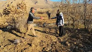 The return of a caring father: Khadija in her father's arms