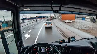 POV Driving Scania R410 4K - Belgium Noord Natie Terminals
