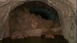 Mark Twain cave trip near cave in!
