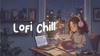 Rainy Balcony Lofi: Urban Garden Study Vibes under Soothing Night Drips