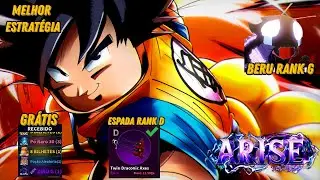MELHOR ESTRAT&Eacute;GIA PARA CONSEGUIR UM BERU RANK G R&Aacute;PIDO NO NOVO JOGO ARISE CROSSOVER DO ROBLOX