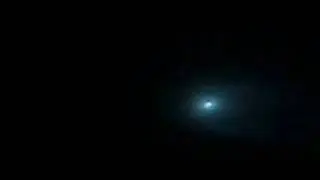 Blaue Spirale am Himmel &uuml;ber Norwegen