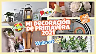 Mi Decoraci&oacute;n de Primavera con Cosas de Walmart, Prichos y Waldos 2021 Bonito y Barato