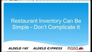 Aldelo Express Keeping Inventory Simple