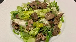 Salade de  foies de volaille